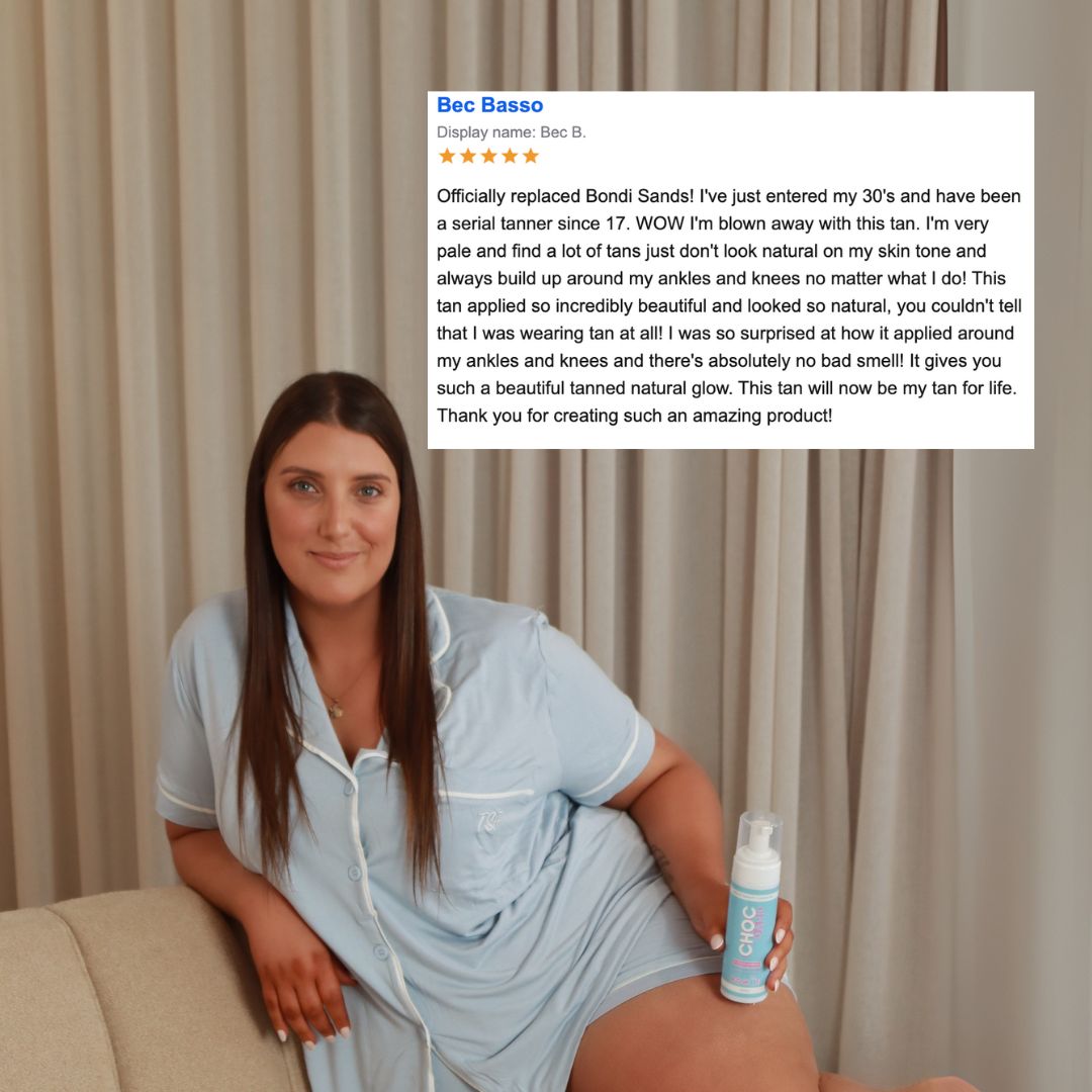 CHOC DARK Tanning Foam